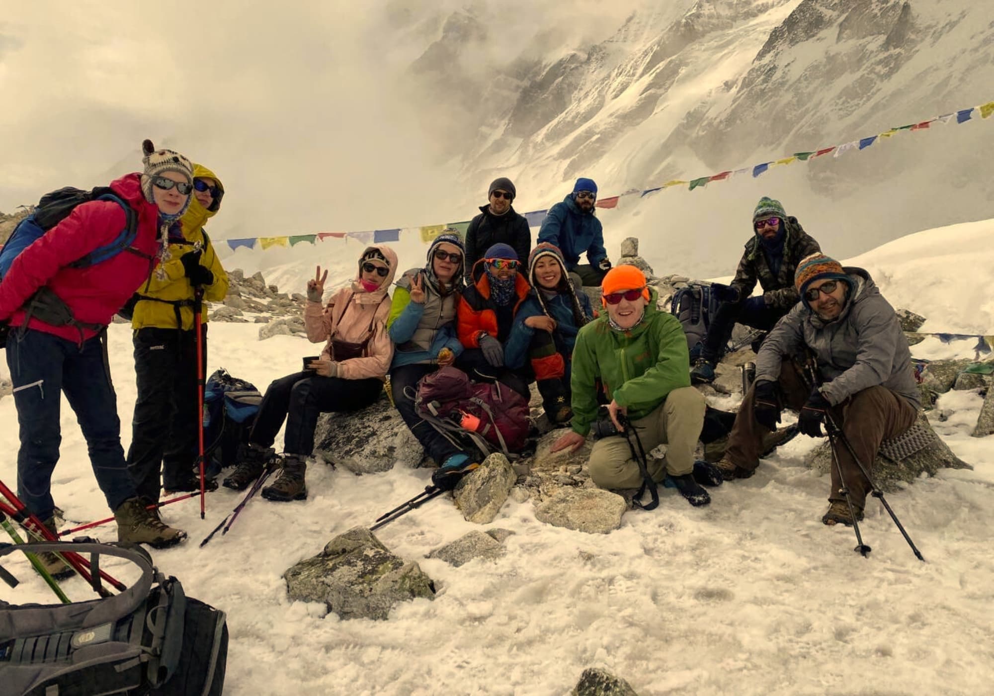 Adventurous group trip in a beautiful natural setting